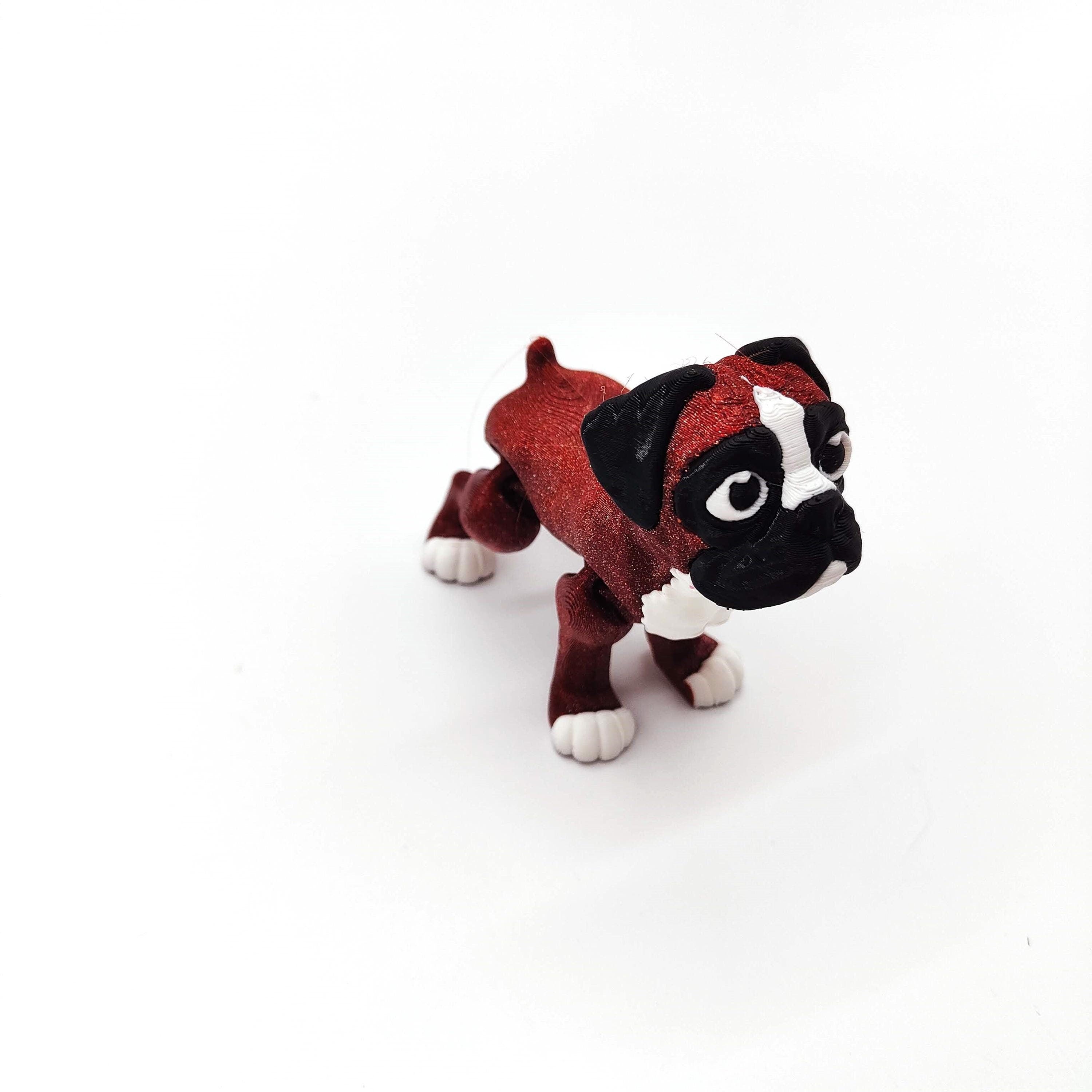 Articulated Bulldog Companion - A Must-Have for Pet Lovers and Collectors! Unique gift for dog lovers, desk pet, dog figurine